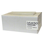 35X50 STRONG CLEAR GARBAGE BAGS 100/CS