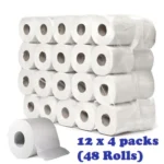 Flannely 2 PLY TOILET TISSUE - 500 Sht,48 rolls/case