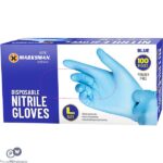 NITRILE GLOVES PW BLUE -100/BX