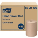 Tork® H86 Hand Towel Roll - Natural Tan 1-Ply 12x550