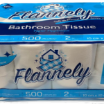 Flannely 2 PLY TOILET TISSUE - 500 Sht,48 rolls/case
