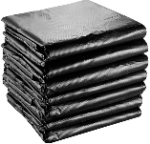 22X24 UTILITY BLACK GARBAGE BAG 500/CS - Image 2