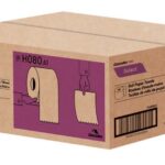 H080 SELECT 8′′ WHITE ROLL TOWEL – 800’/roll, 6 rolls/case