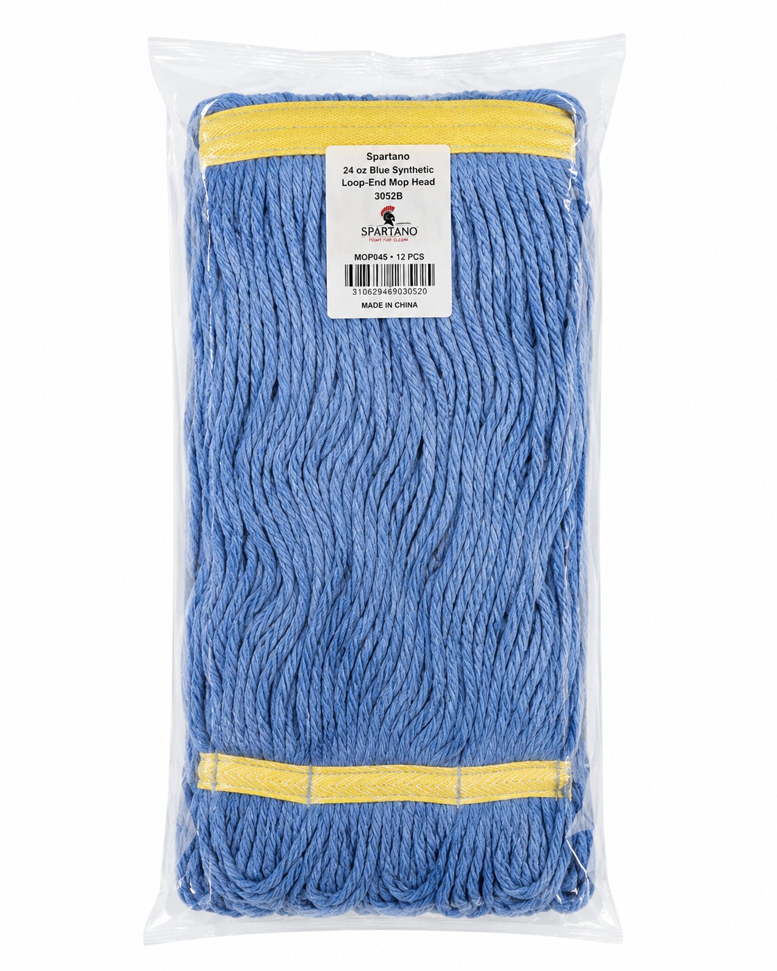 WhatsApp Image 2026-07-28 at 4.01.17 PM (2) 24oz Blue Synthetic Loop-End Mop Head - 3052B 12/CS - Image 1